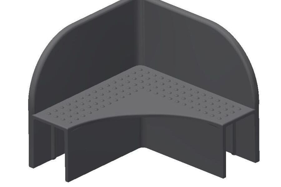 V062-Stapelecke für Aufsatzrahmen