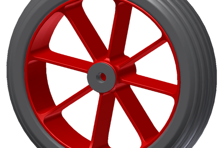 X0803-300/385/100 (Schubkarrenrad)