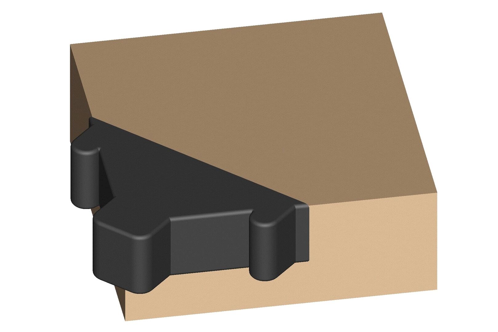 V013-Dreischenkelecke mit Polster