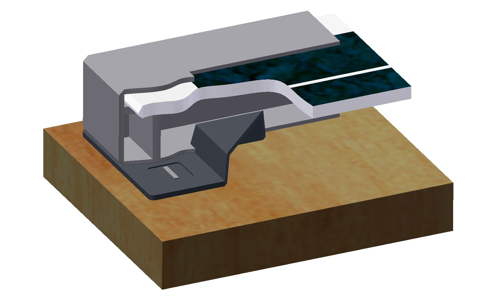 V055-Fixierplatte für Solarplatten